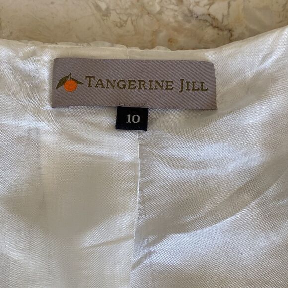Tangarine Jill 100% Silk Jacket - Picture 8 of 14